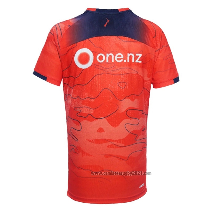 Camiseta Nueva Zelandia Warriors Rugby 2024 Entrenamiento Naranja
